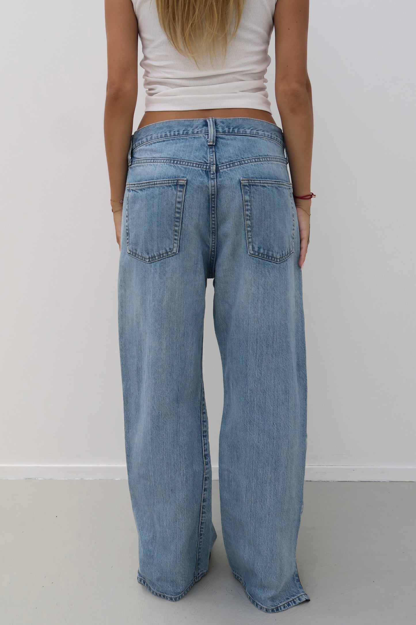 zip seam - reworked GAP jeans