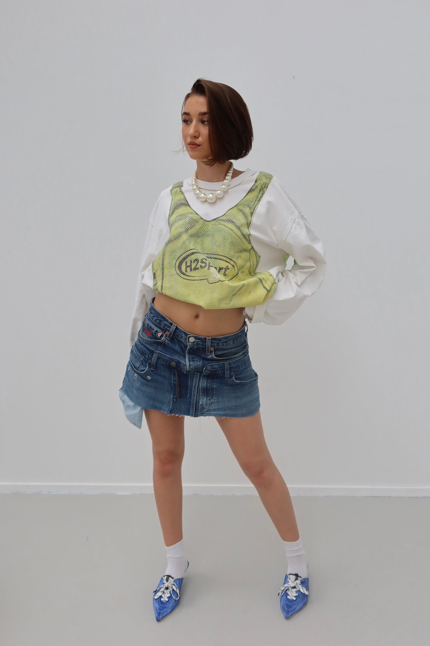 05 DOUBLE UP levis skirt