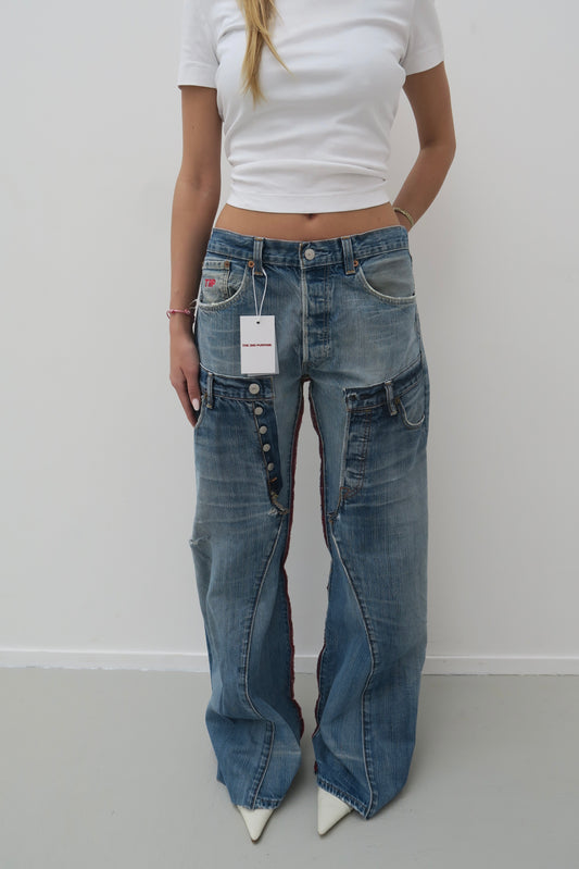 08 double denim reworked levis