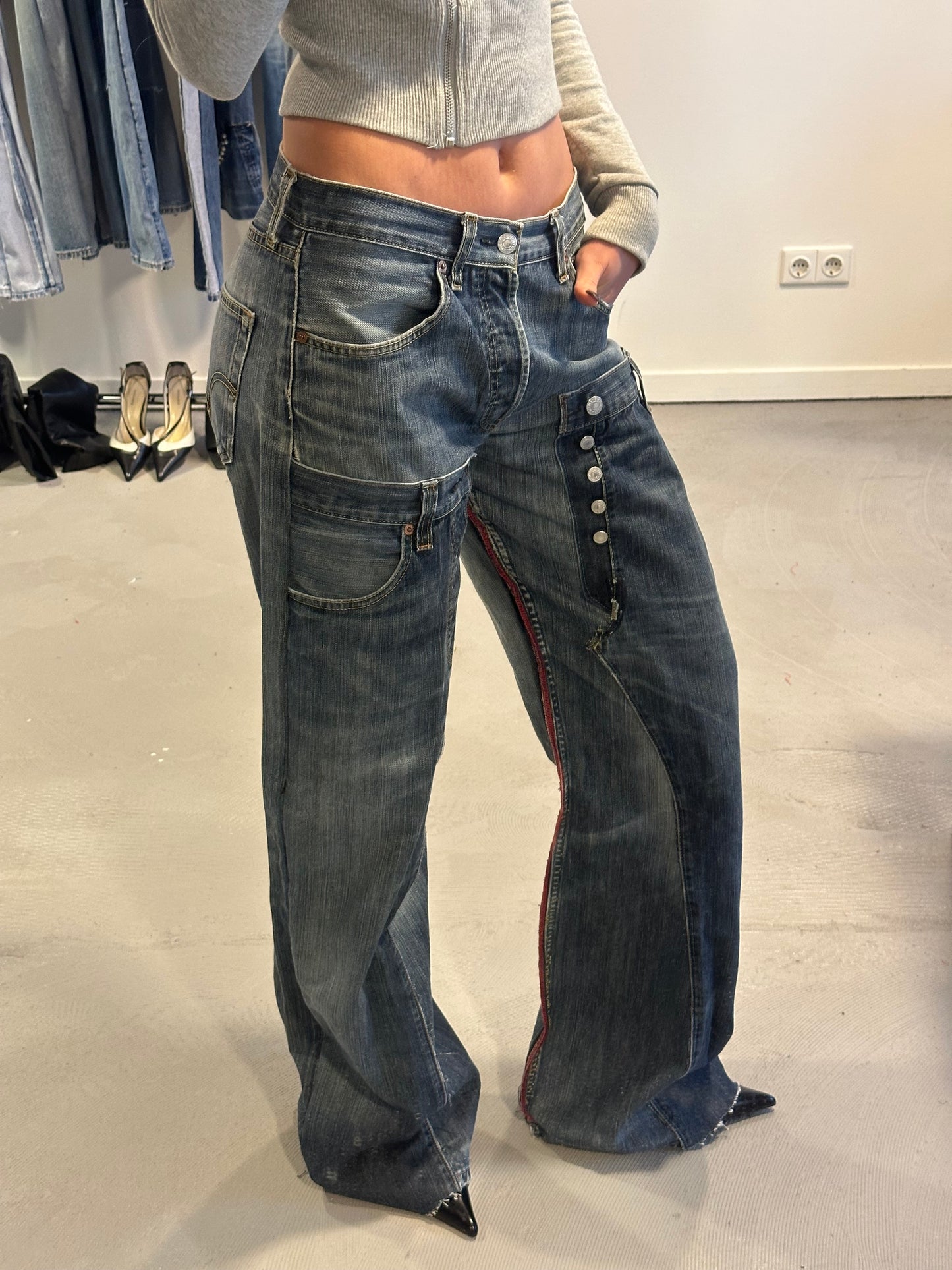 02 double denim reworked levis