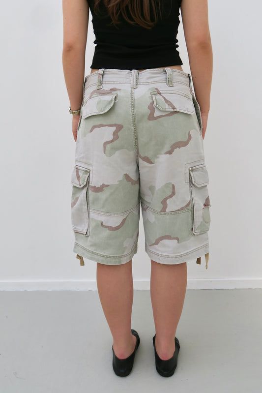 vintage camo jorts