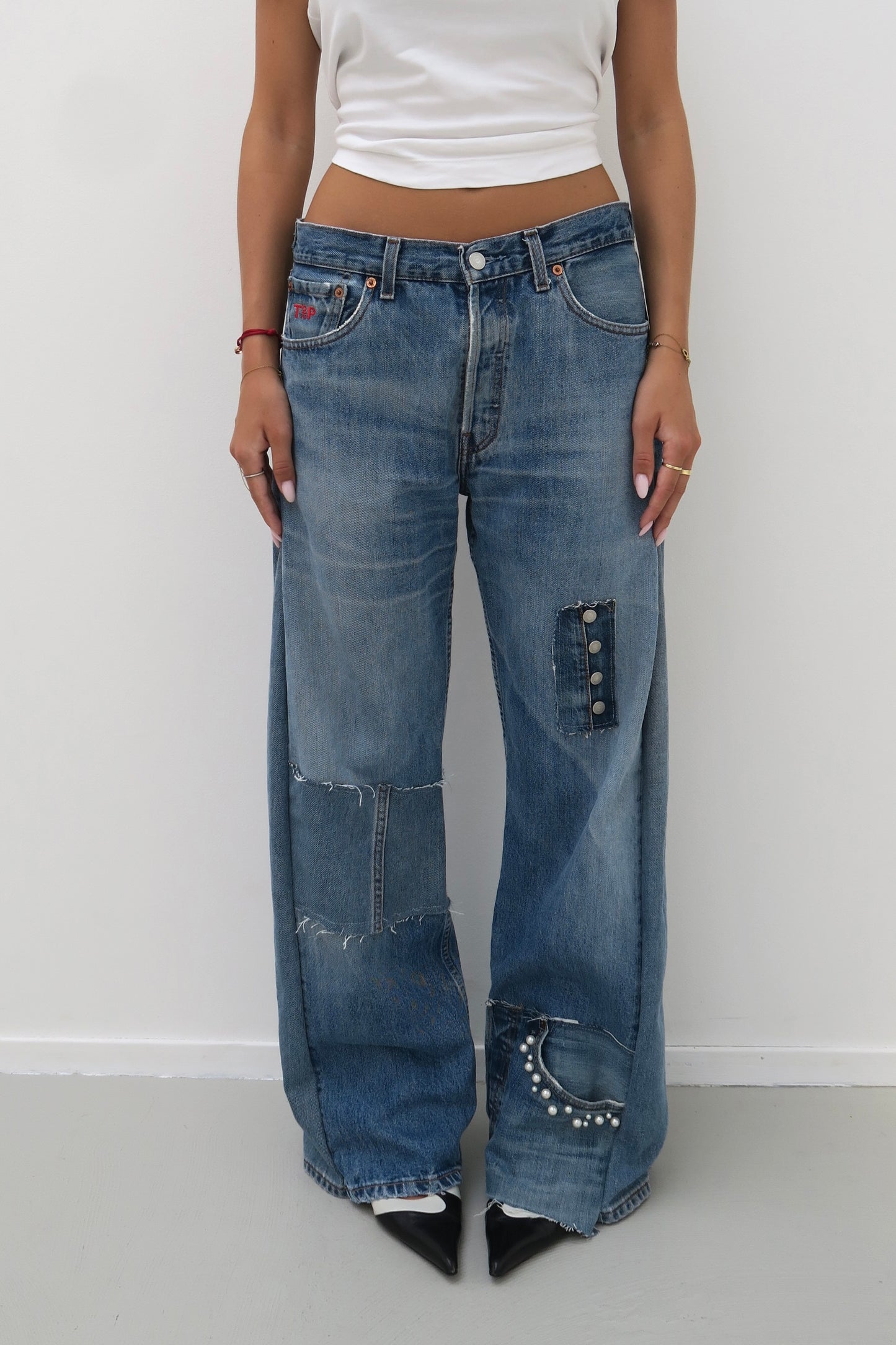 patch - reworked jeans