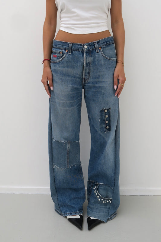 patch - reworked jeans