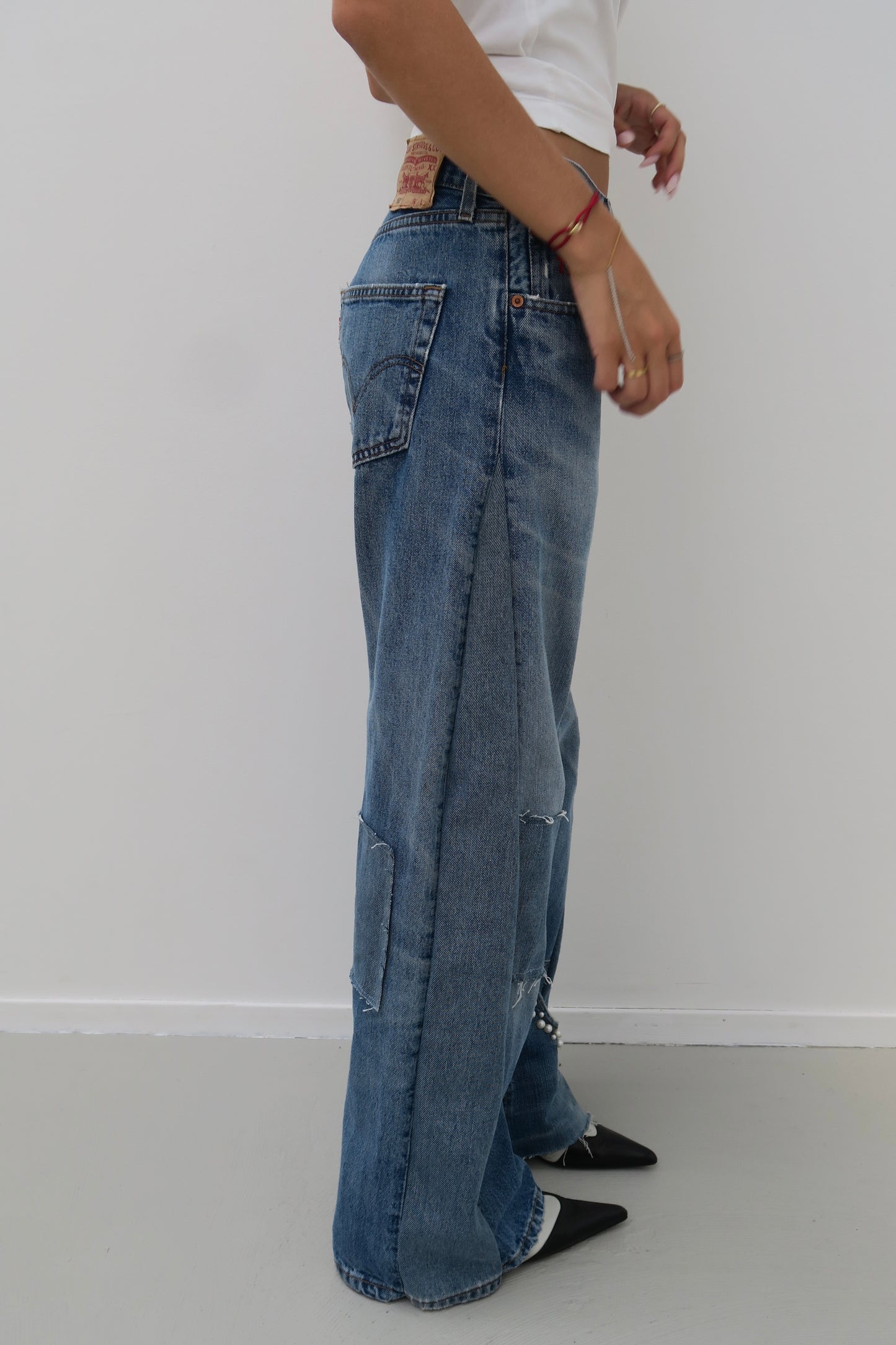 patch - reworked jeans
