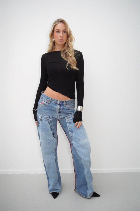 08 double denim - reworked levis