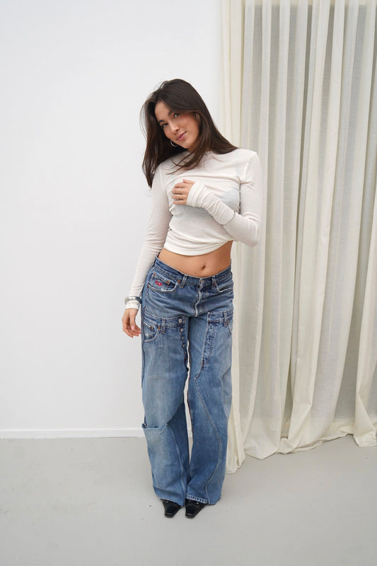 09 double denim - reworked levis