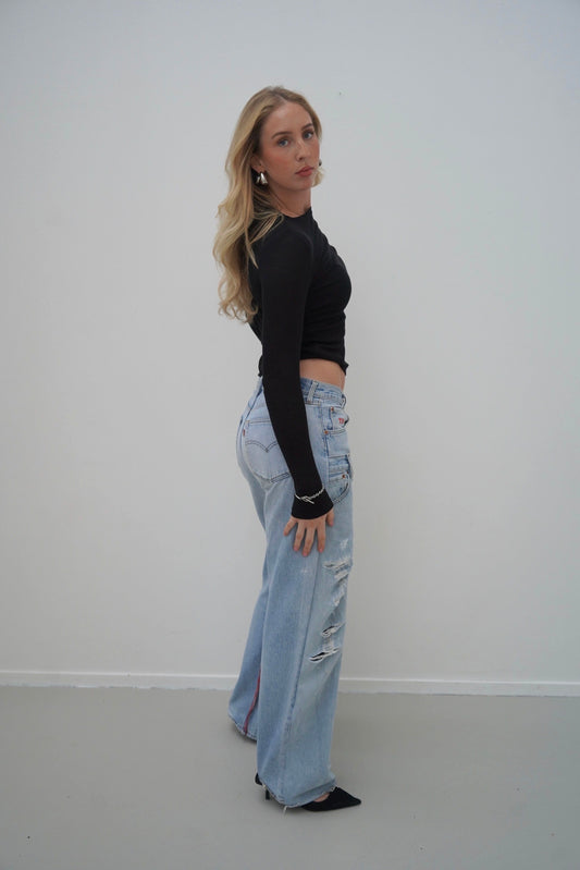 10 double denim - reworked levis